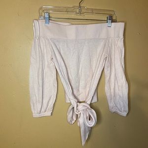 Cashmere off the shoulder top